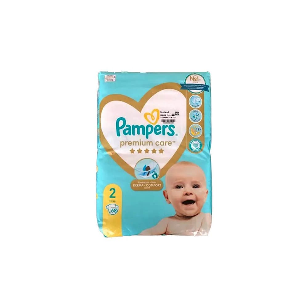 پوشک پمپرز پریمیوم کر سایز ۲